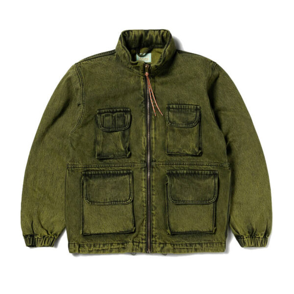 ARIES Denim Cargo Jacket - Lime