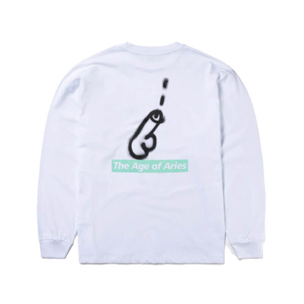 ARIES Age of Aries LS Tee - White