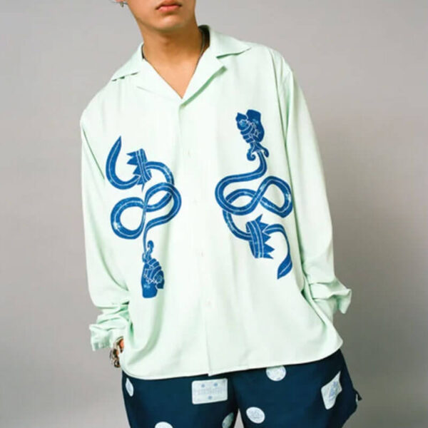 King Bowling Shirt - Mint