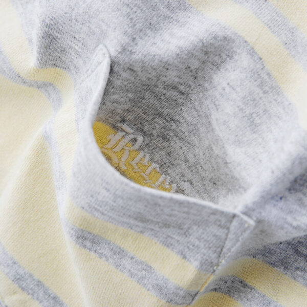 Pocket Rugby LS Tee - Grey / Yellow
