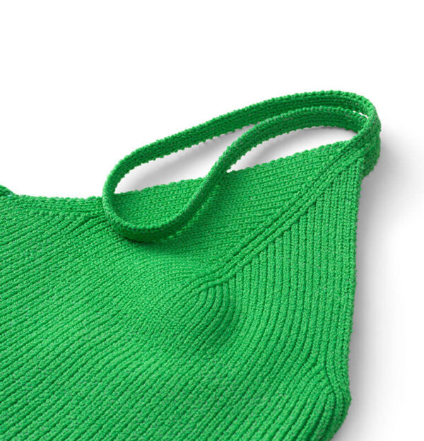 WOOD WOOD Hailey Crepe Knit Top - Paris Green