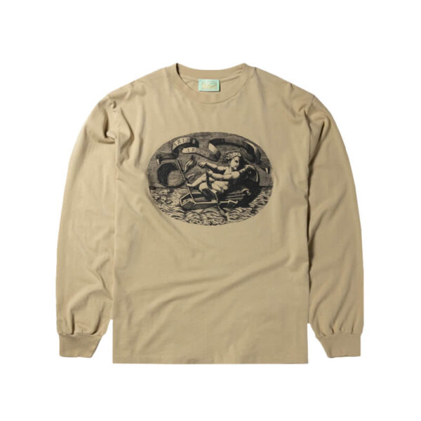 ARIES CHERUB LS TEE PEBBLE