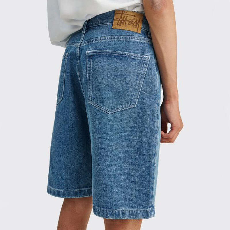 STUSSY Denim Big Ol' Jean Shorts - Blue | TheRoom Barcelona