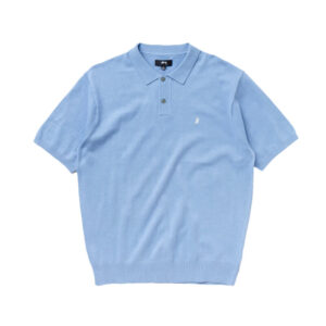 STUSSY CLASSIC POLO SWEATER BLUE