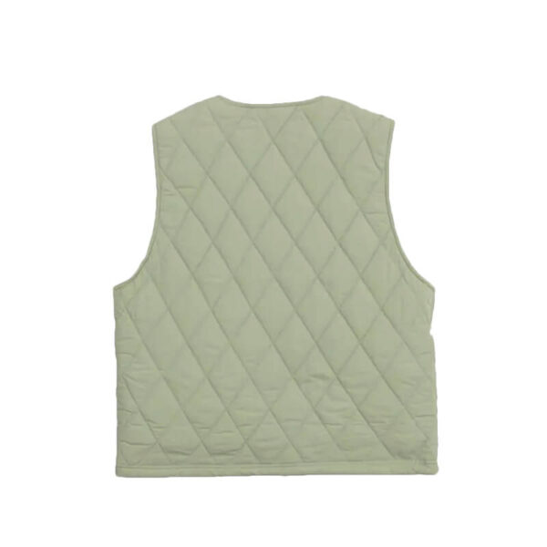 STUSSY Chaleco Quilted Diamond - Sage Green