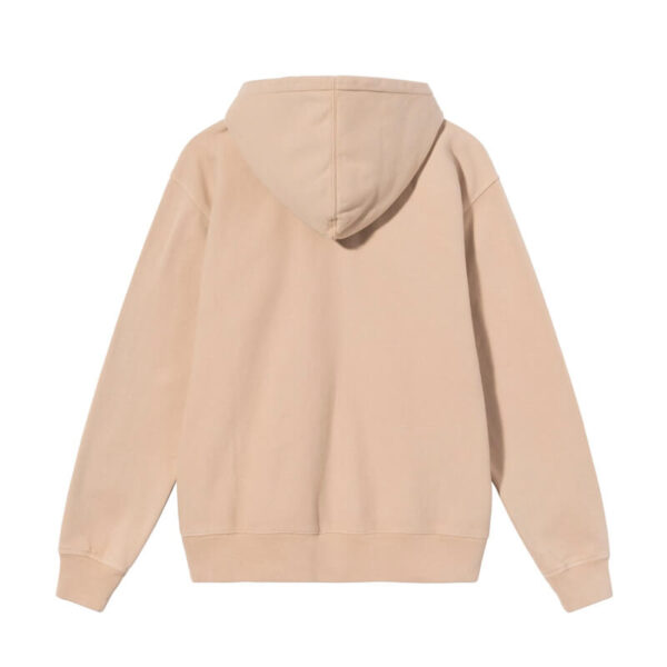 STUSSY STOCK LOGO HOOD TAN