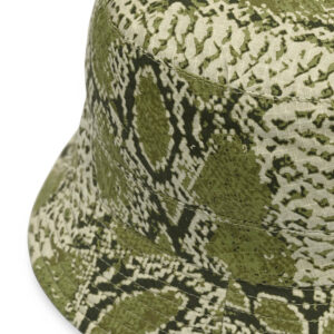YMC Bucket Snake Print Cotton - Green