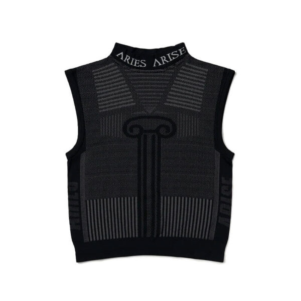 ARIES Base Layer Crop Top – Black