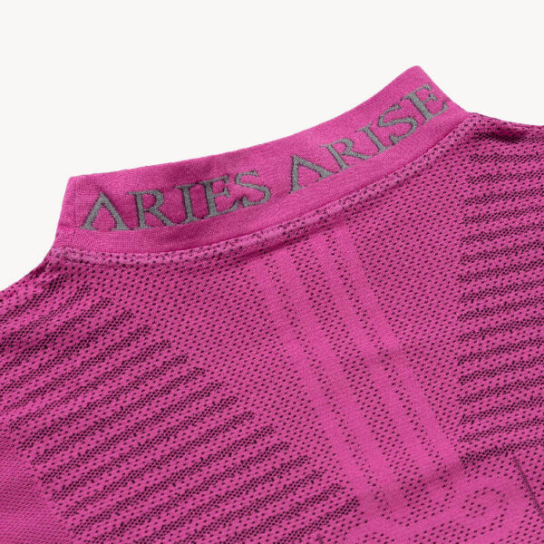 ARIES Base Layer Crop Top – Pink