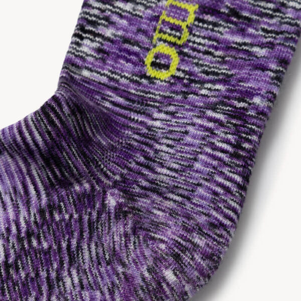 No Problemo Space Dye Socks - Purple