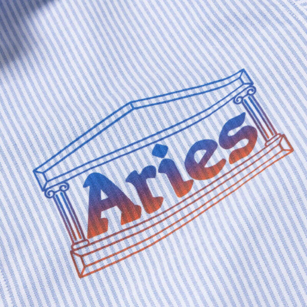 ARIES Oxford Stripe Shirt – Blue