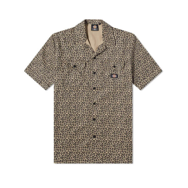 DICKIES Camisa Silver Firs - Leopard