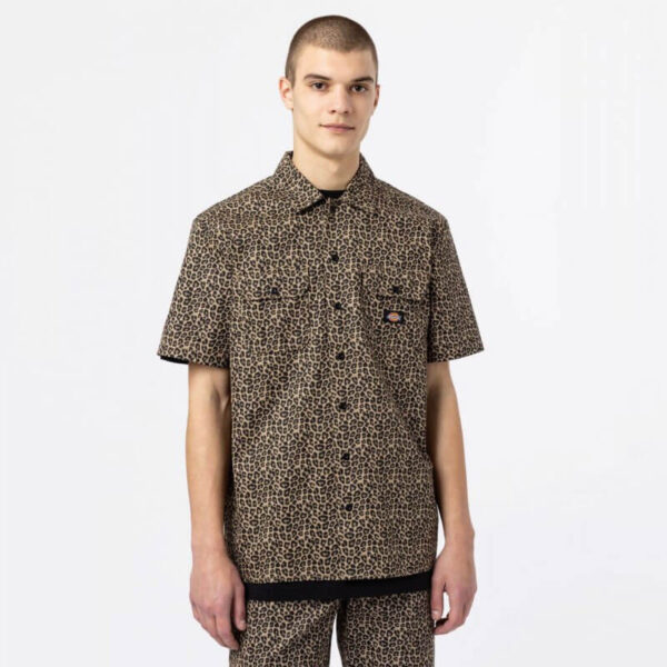 DICKIES Silver Firs Shirt - Leopard