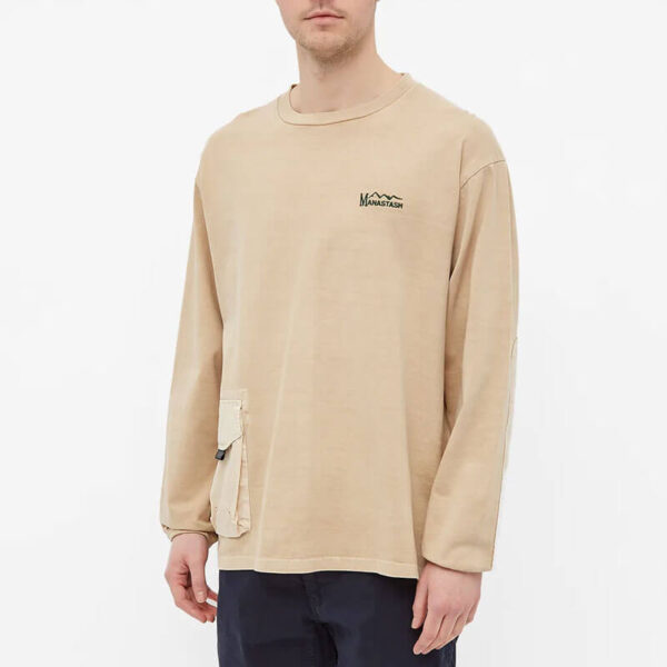 MANASTASH Camiseta LS Armor - Beige