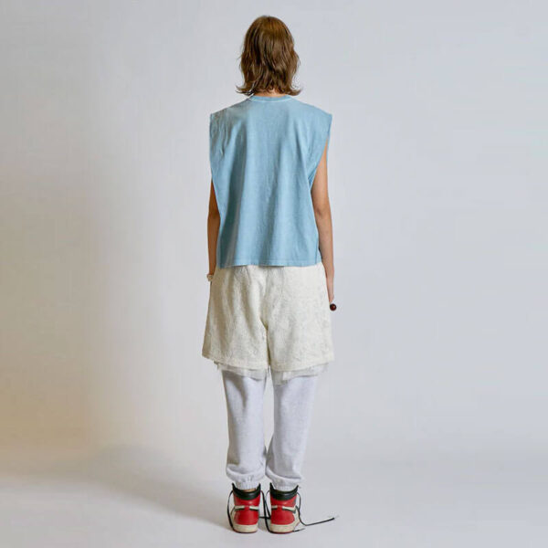 STAND ALONE Camiseta Boxy - Sky Blue