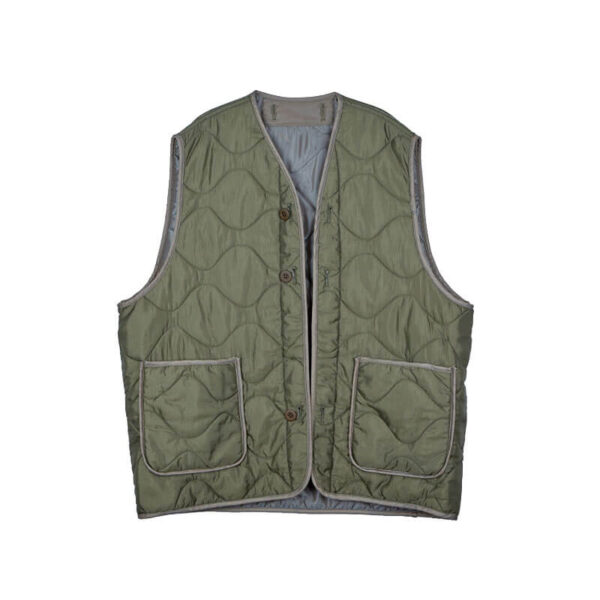 STAND ALONE Chaleco Quilted - Khaki