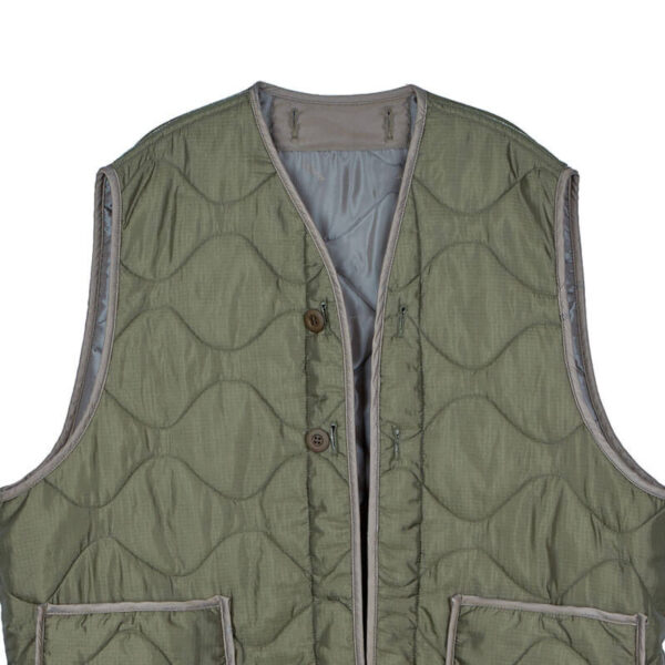 Quilted Vest - Khaki