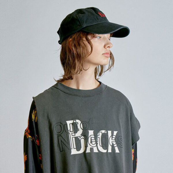 Think Back Baseball Cap - Black
