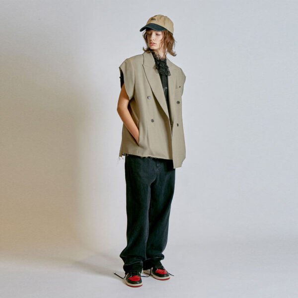 Two Tone Baseball Cap - Beige