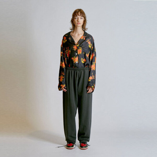 Vintage Floral Print Shirt - Blue
