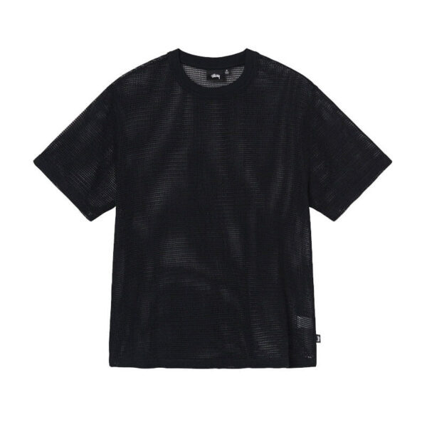 STUSSY Camiseta Cotton Mesh - Black