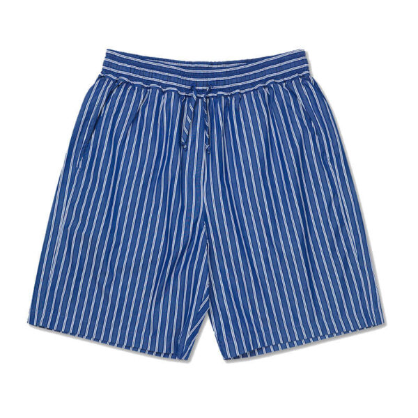 WOOD WOOD Kamma Dobby Shorts – Blue Stripes