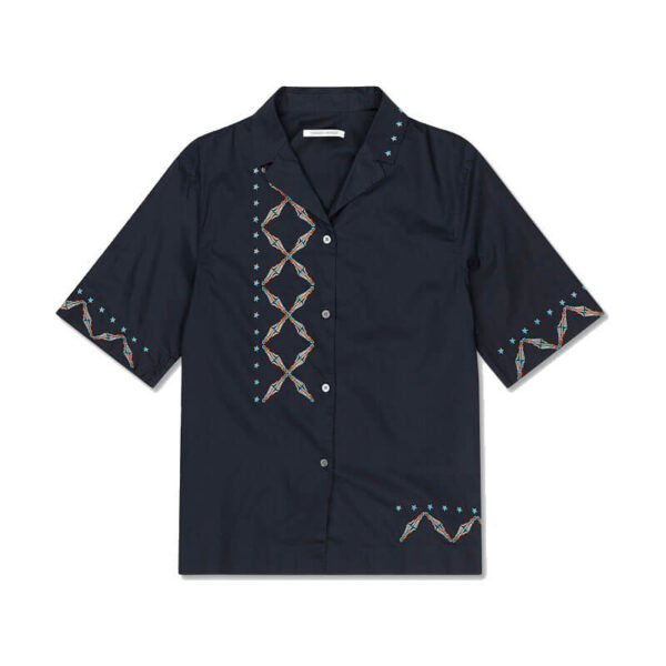 WOOD WOOD Nina JC Shirt – Navy