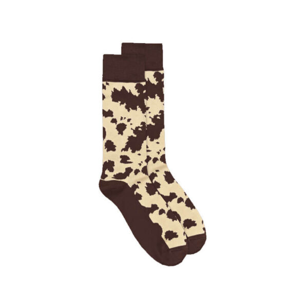 YMC_Bamboo-Cowhide-Socks_Brown