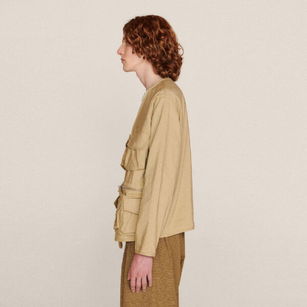 Fudd Seersucker Jacket - Stone