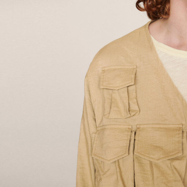 Fudd Seersucker Jacket - Stone