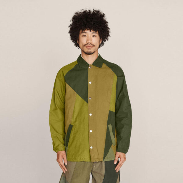 YMC Chaqueta Jocks Patchwork - Green