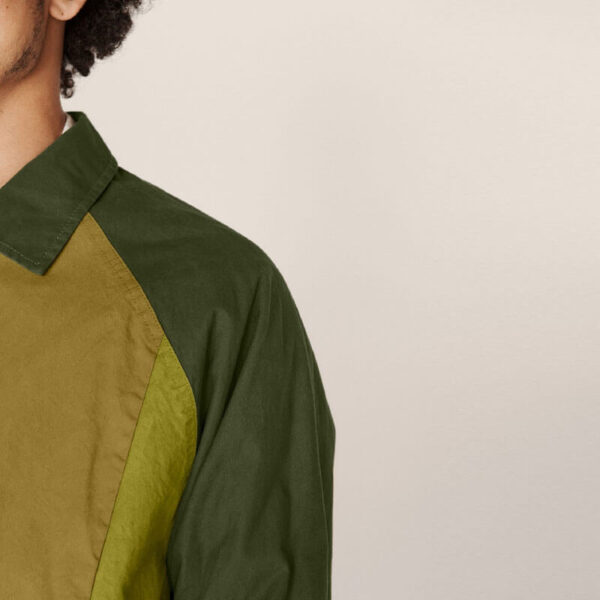 YMC Chaqueta Jocks Patchwork - Green