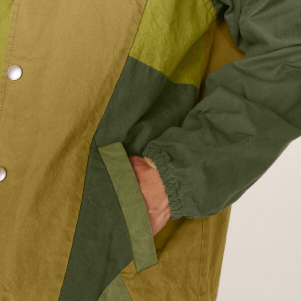 YMC Chaqueta Jocks Patchwork - Green