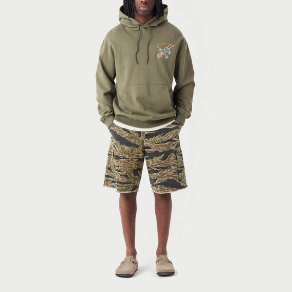 MAHARISHI Advisor's Cargo Shorts - Mint Gold Tigerstripe