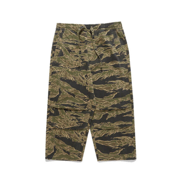 MAHARISHI Pantalones Cropped Track - MintGold Tigerstripe