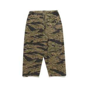 MAHARISHI Cropped TrackPants - Mint Gold Tigerstripe