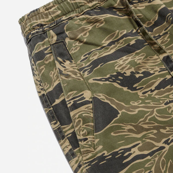 MAHARISHI Cropped TrackPants - Mint Gold Tigerstripe