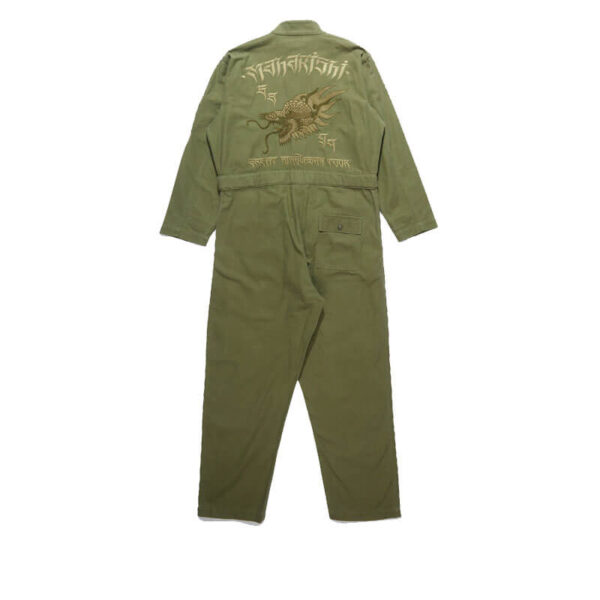 MAHARISHI Mono Tibetan Dragon FlightSuit - Olive