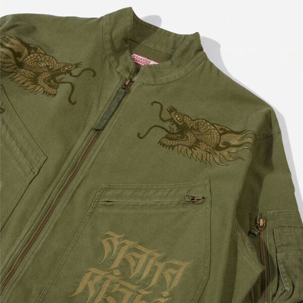 MAHARISHI Tibetan Dragon FlightSuit - Olive