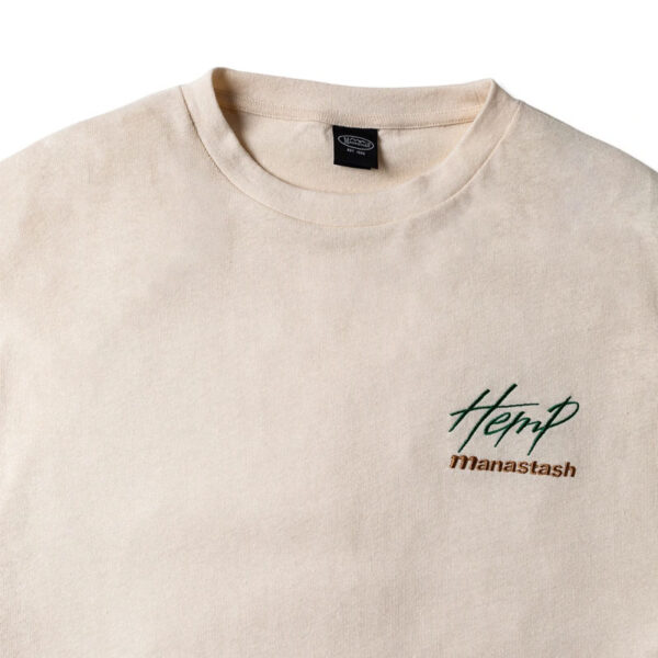 MANASTASH Camiseta Hemp Logo - Natura