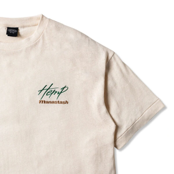 MANASTASH Camiseta Hemp Logo - Natura