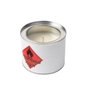 REAL BAD MAN Flammable Gas Candle - White