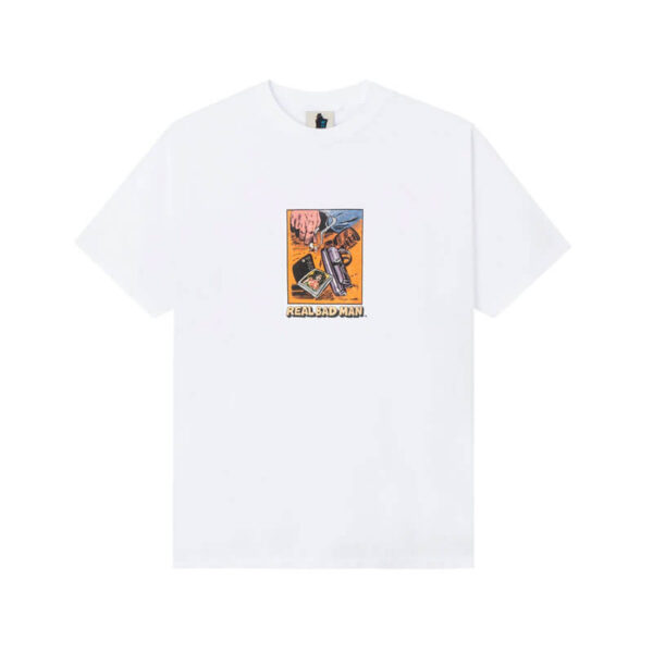 REAL BAD MAN Get Your Ass 2 Mars Tee - White