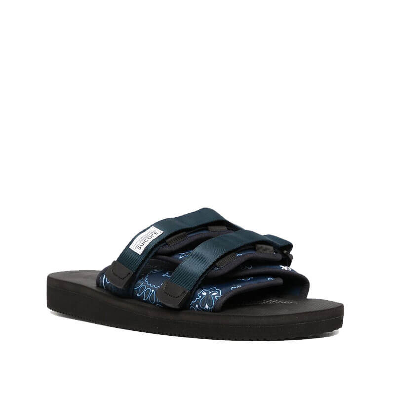 Suicoke Moto Cab Slide Sandal in blue/navy