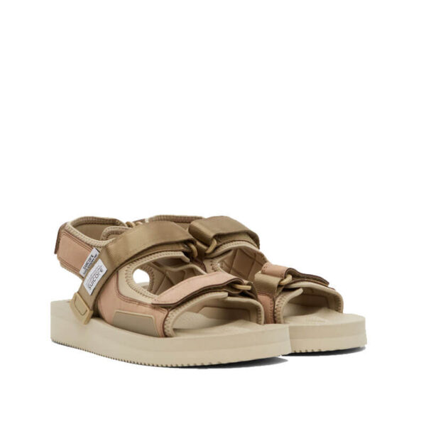 SUICOKE Was-V Sandals – Light Beige