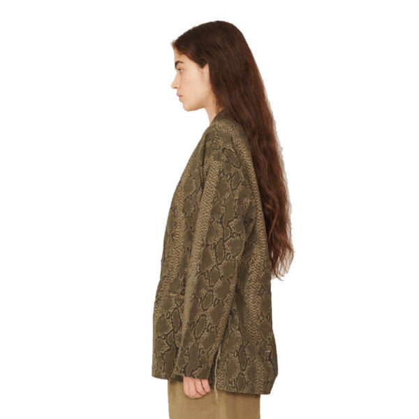 YMC Chaqueta Rising Sun - Snakeskin Green