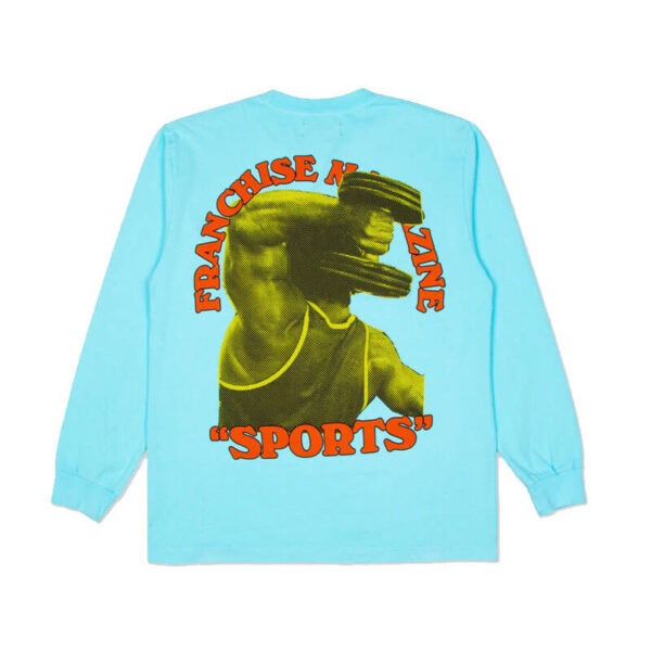 FRANCHISE Lift LS Tee - Light Blue