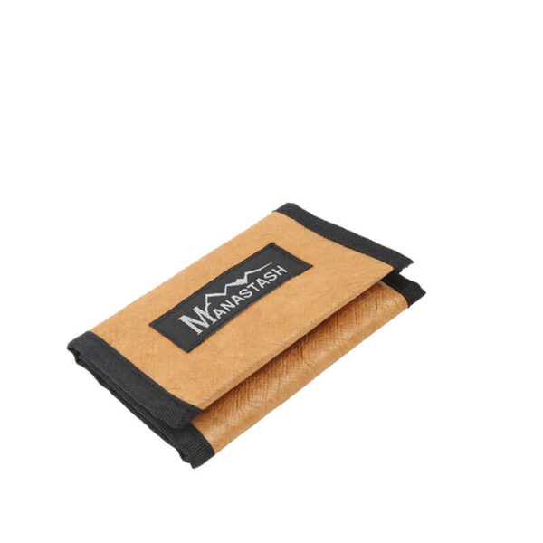 MANASTASH Tyvek Wallet – Camel