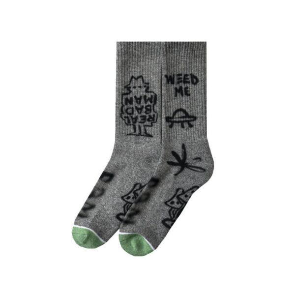 REAL-BAD-MAN_Weed-Me-Socks_Heather