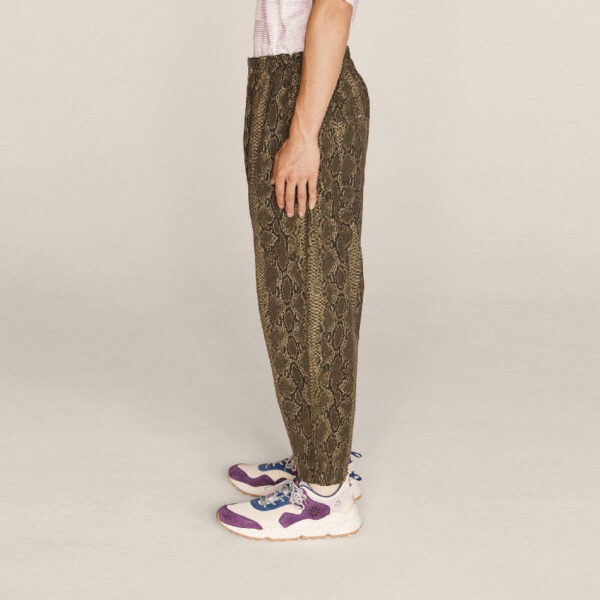 YMC Dum Dum Trousers - Snakeskin Green